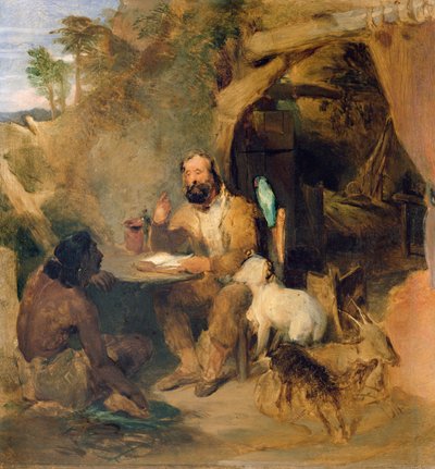 Robinson Crusoe, 1827 by Edwin Landseer